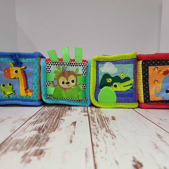 bright starts grab and stack blocks